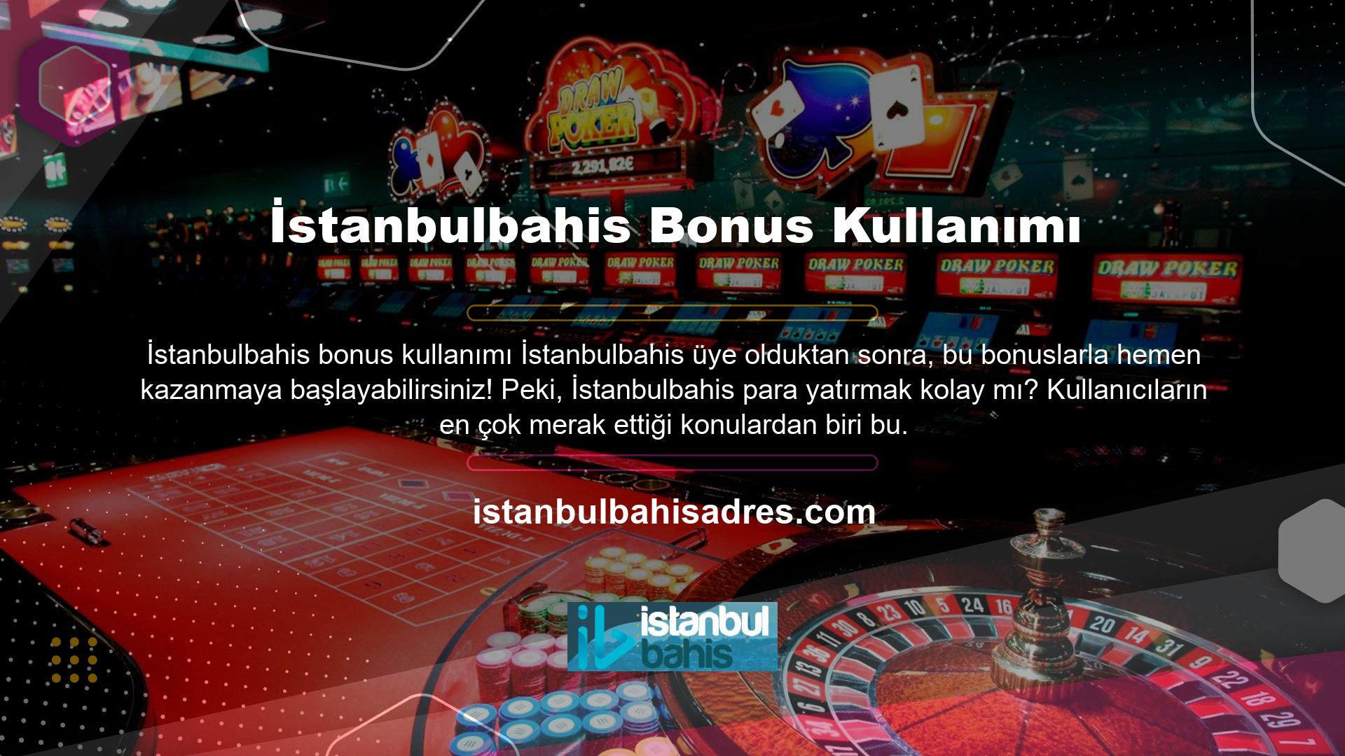 Yıllardır en çok tercih edilen bahis sitelerinden biri olmasının nedenlerinden biri de, sorunsuz para yatırma imkanı sunması